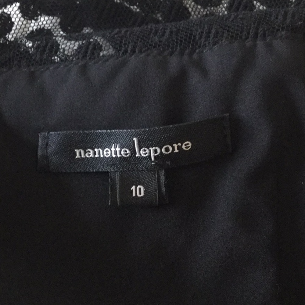 NEW Nanette Lepore dress size 10. Silk Samba Lace - Picture 4 of 5